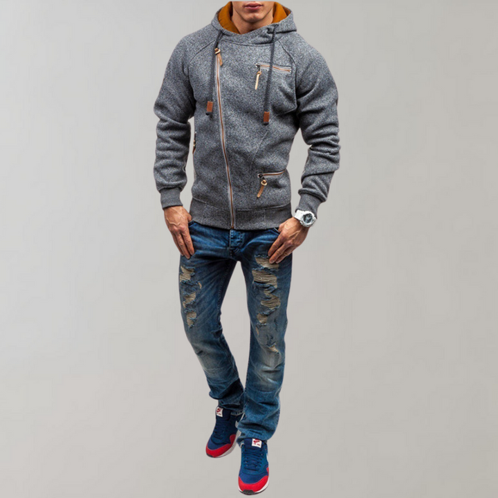 Levoire | Pull Slim À Manches Longues Avec Fermeture Éclair