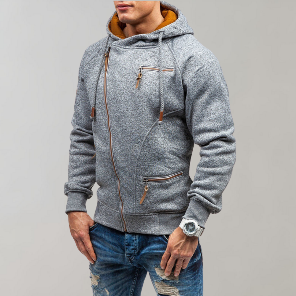 Levoire | Pull Slim À Manches Longues Avec Fermeture Éclair