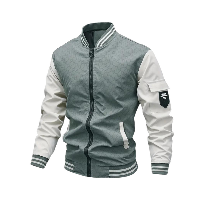 Levoire | Veste Bomber Élégante Pour Hommes Vert