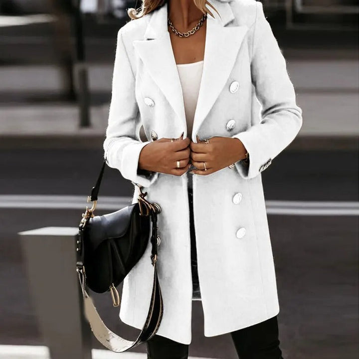 Levoire | Blazer À Double Poitrine Pour Femmes Blanc