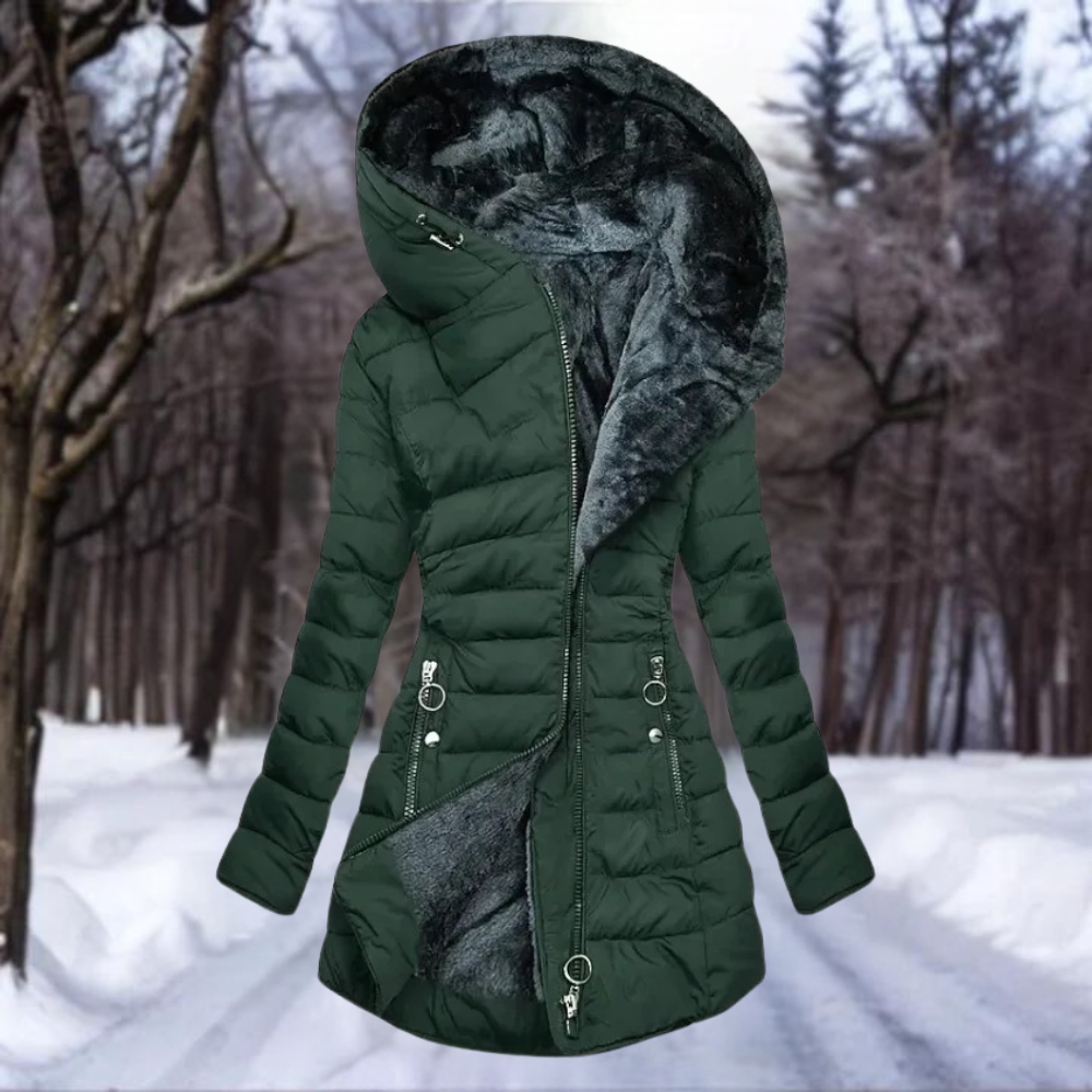 Levoire | Veste En Polaire Élégante Pour Femmes TUMMANVihREÄ