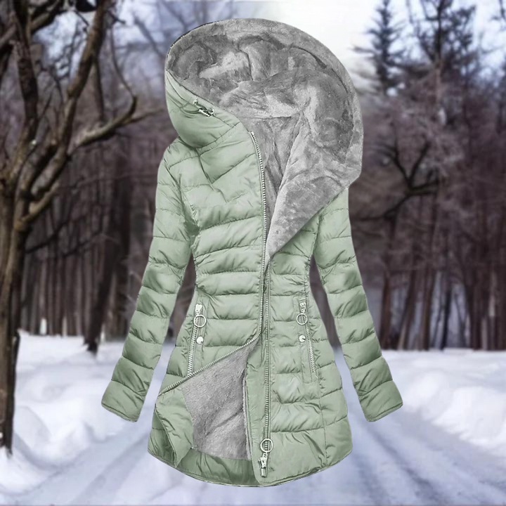 Levoire | Veste En Polaire Élégante Pour Femmes VERT