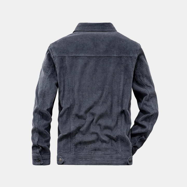 Levoire | Veste En Velours Côtelé À Manches Longues Avec Poches Et Bouton