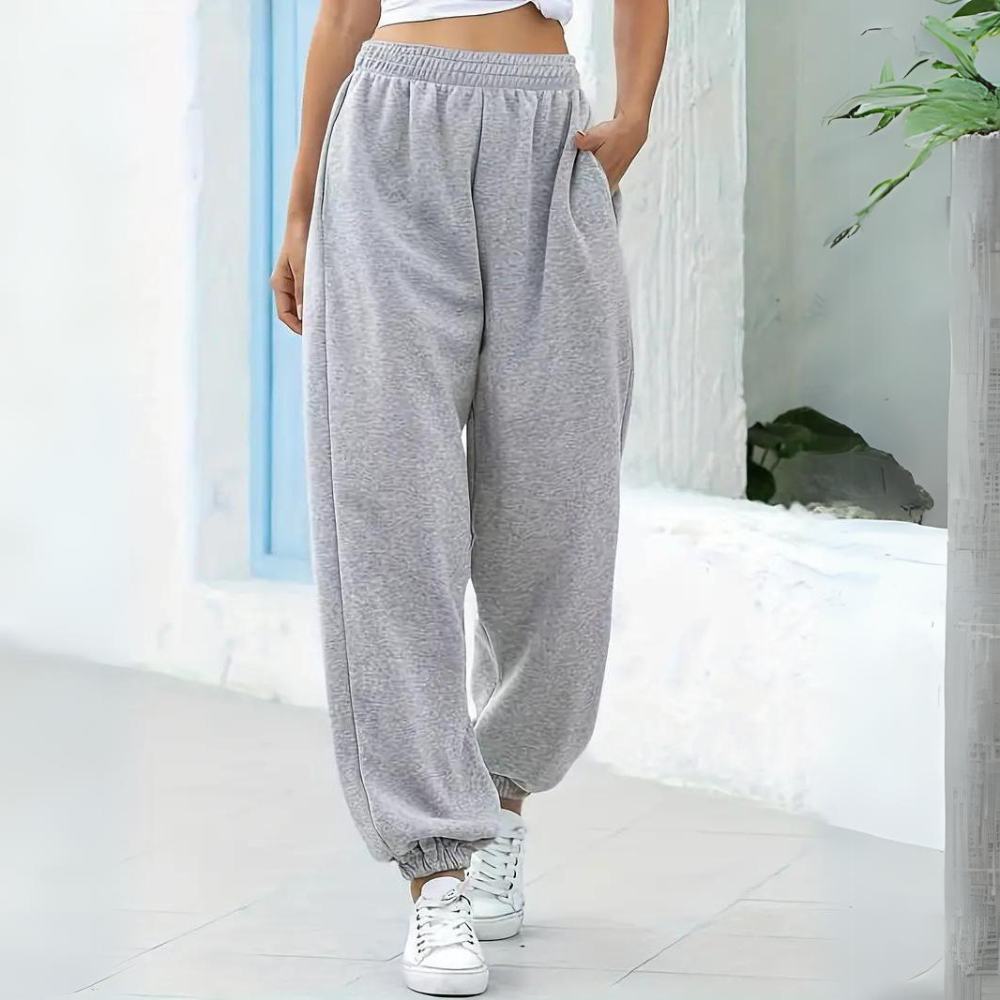 Levoire | Pantalons De Jogging Relaxants Sur Mesure Pour Femmes Gris clair