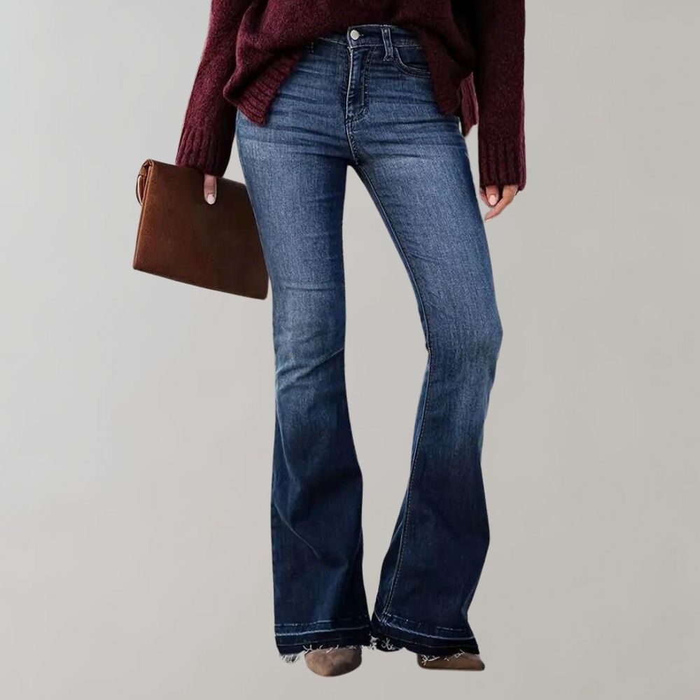 Levoire | Rennot Larges Pantalons bleu foncé