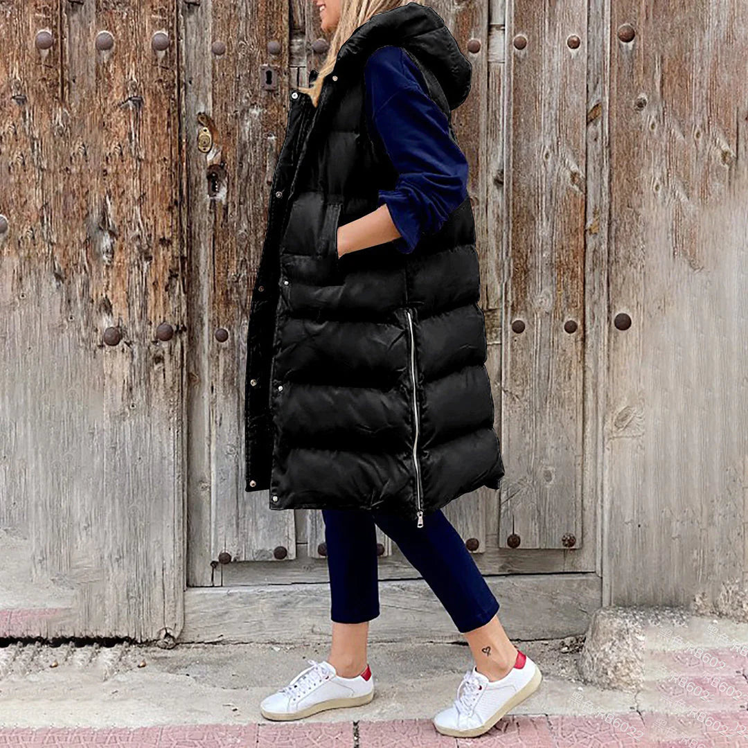 Levoire | Veste Chaude Sans Manches Noir2