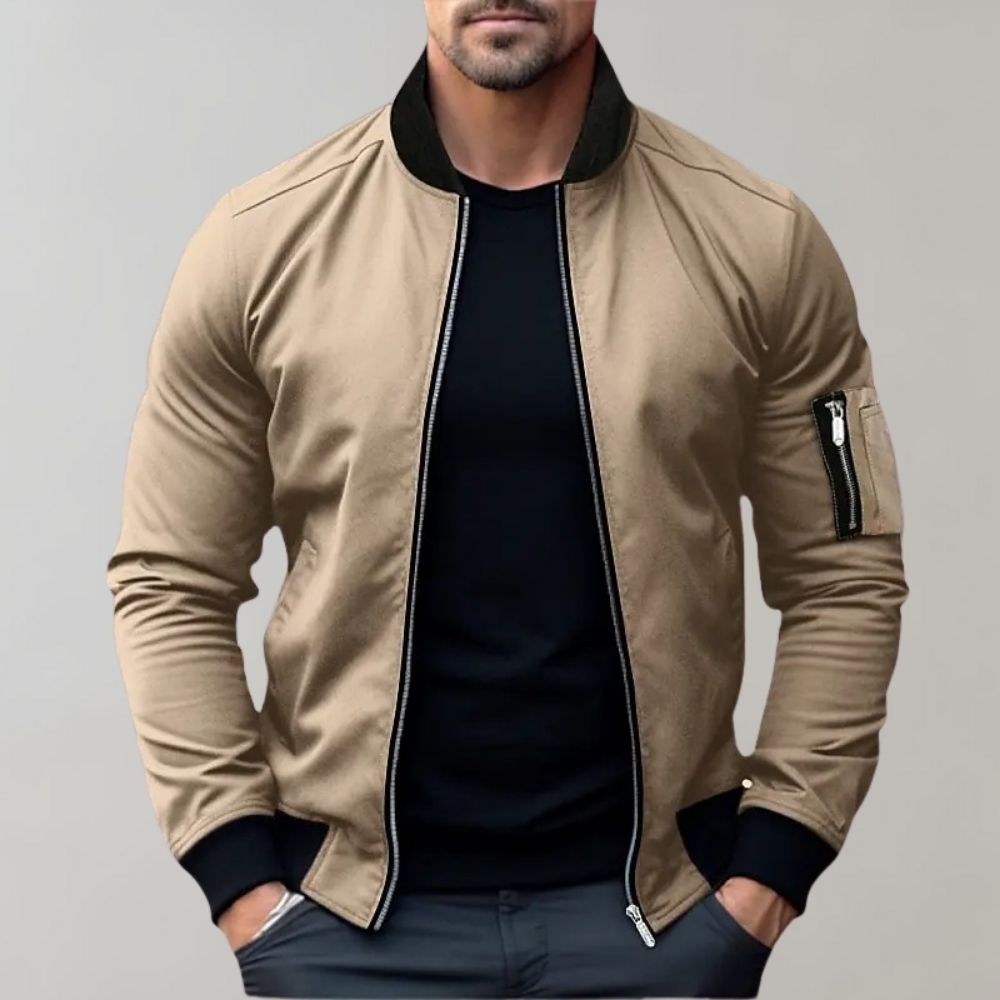Levoire | Pull zip féminin Khaki
