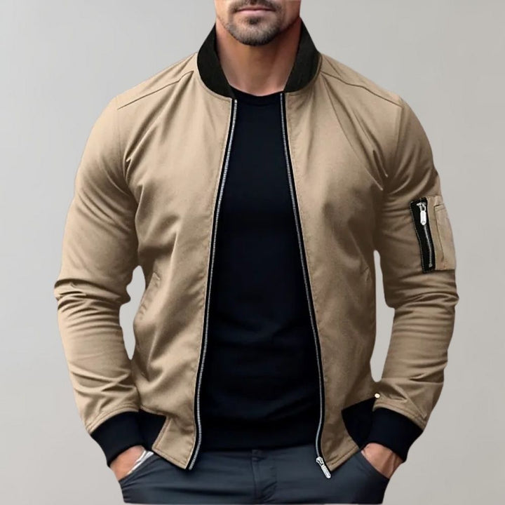 Levoire | Pull zip féminin Khaki