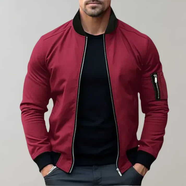 Levoire | Veste Bomber Tendance Rot