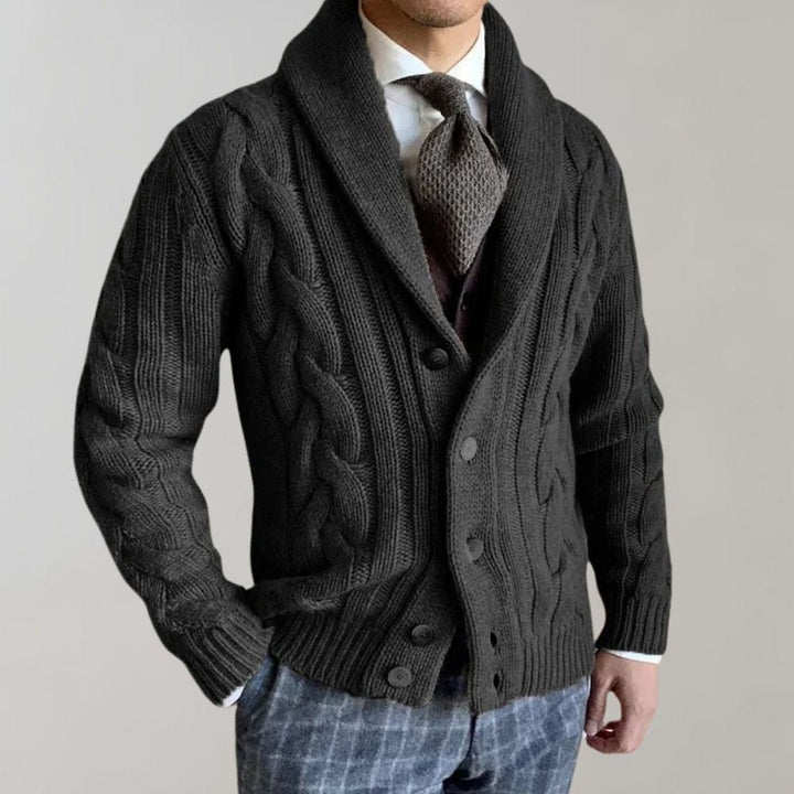 Levoire | Veste Pour Hommes Avec Revers Noir