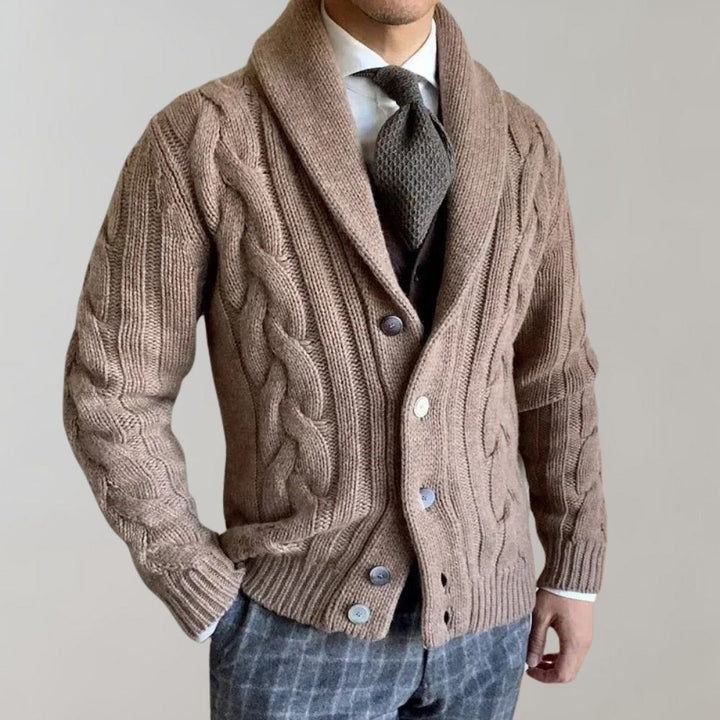 Levoire | Veste Pour Hommes Avec Revers Khaki