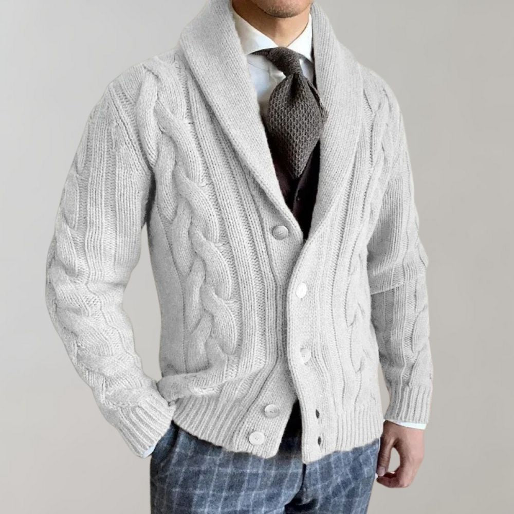 Levoire | Veste Pour Hommes Avec Revers Blanc