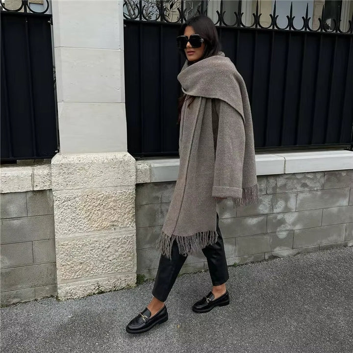Levoire | Gilet doux avec écharpe