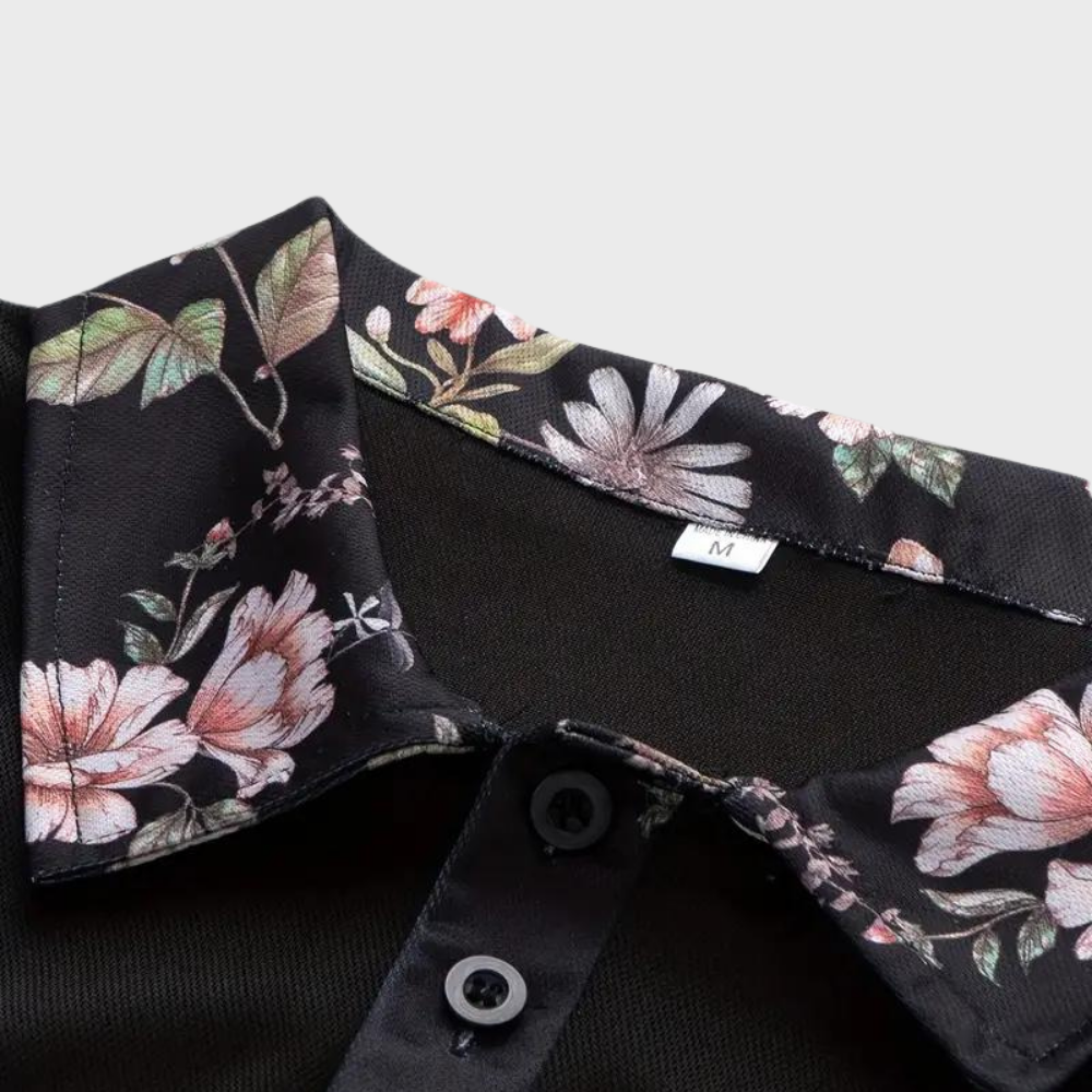 Levoire | Polo Décontracté Avec Imprimé Tropical Pour Homme