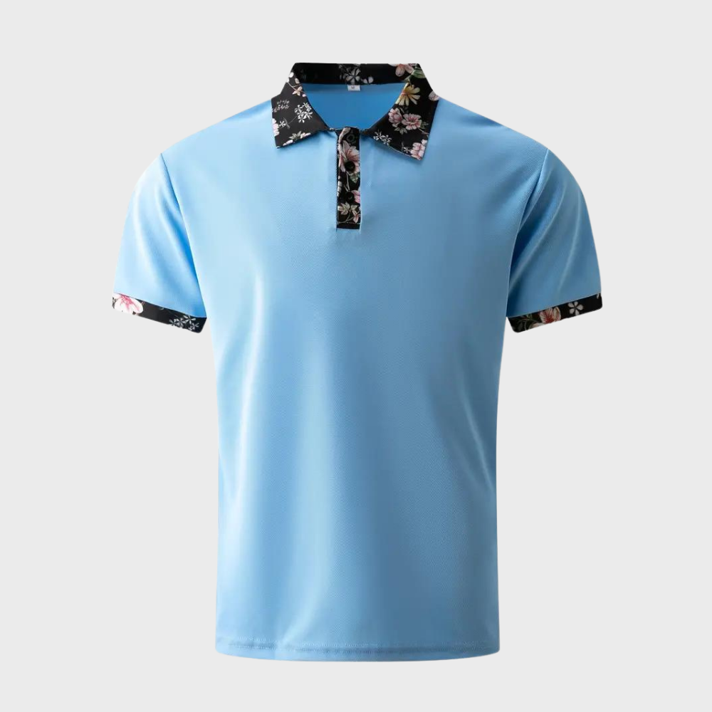Levoire | Polo Décontracté Avec Imprimé Tropical Pour Homme