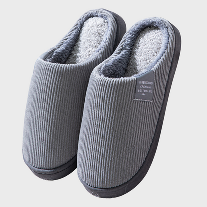 Levoire | Chaussons Chauds Et Confortables Gris