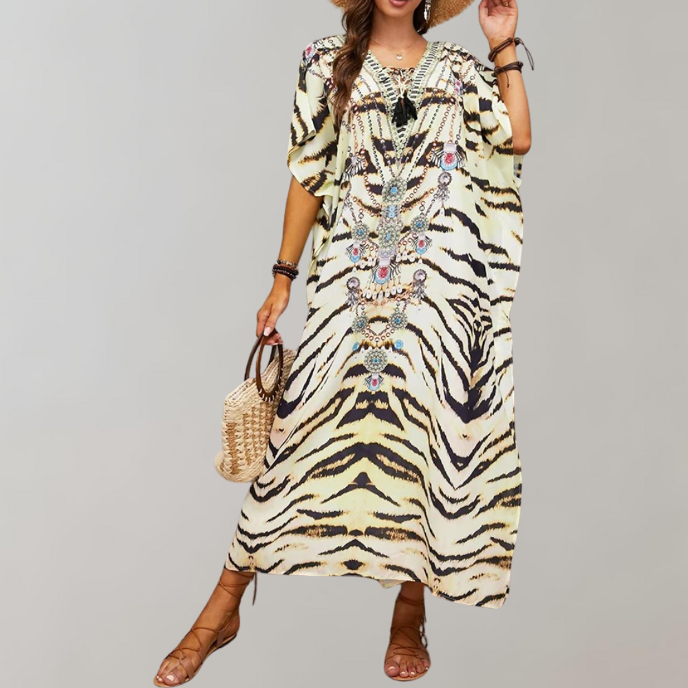 Levoire | Robe Décontractée Pour Femmes Blanc Une taille