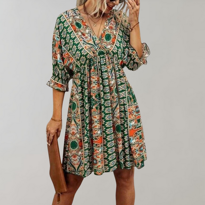 Levoire | Robe D'Été Élégante Vert