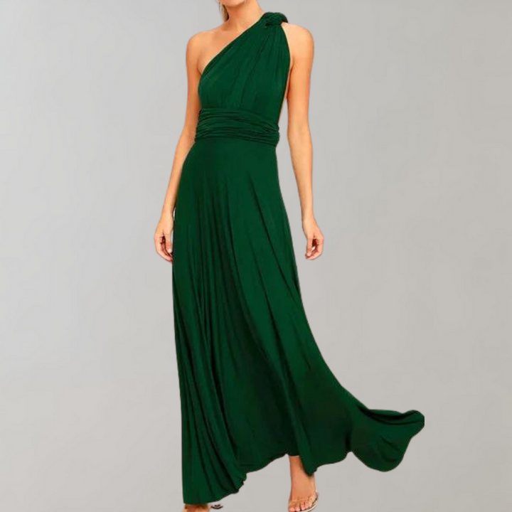 Levoire | Robe D'Été Polyvalente À Enrouler Élégante, Confortable Et Stylée Vert