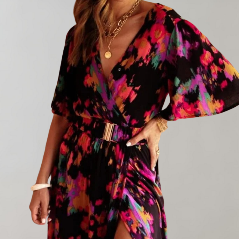 Levoire | Maxi Robe Portefeuille Pour L'Été
