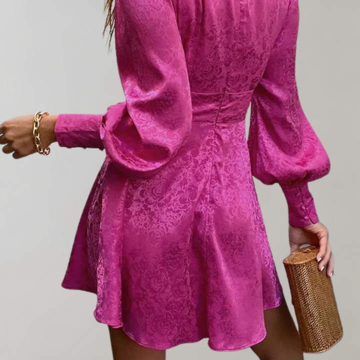 Levoire | Robe À Manches Bouffantes Élégante