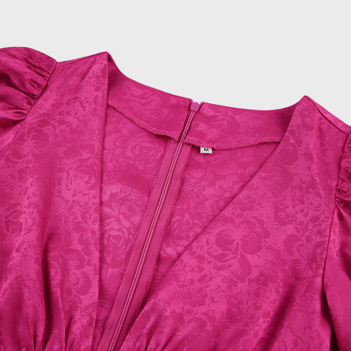 Levoire | Robe À Manches Bouffantes Élégante