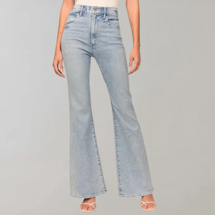 Levoire | Pantalons Schlag Bleu clair