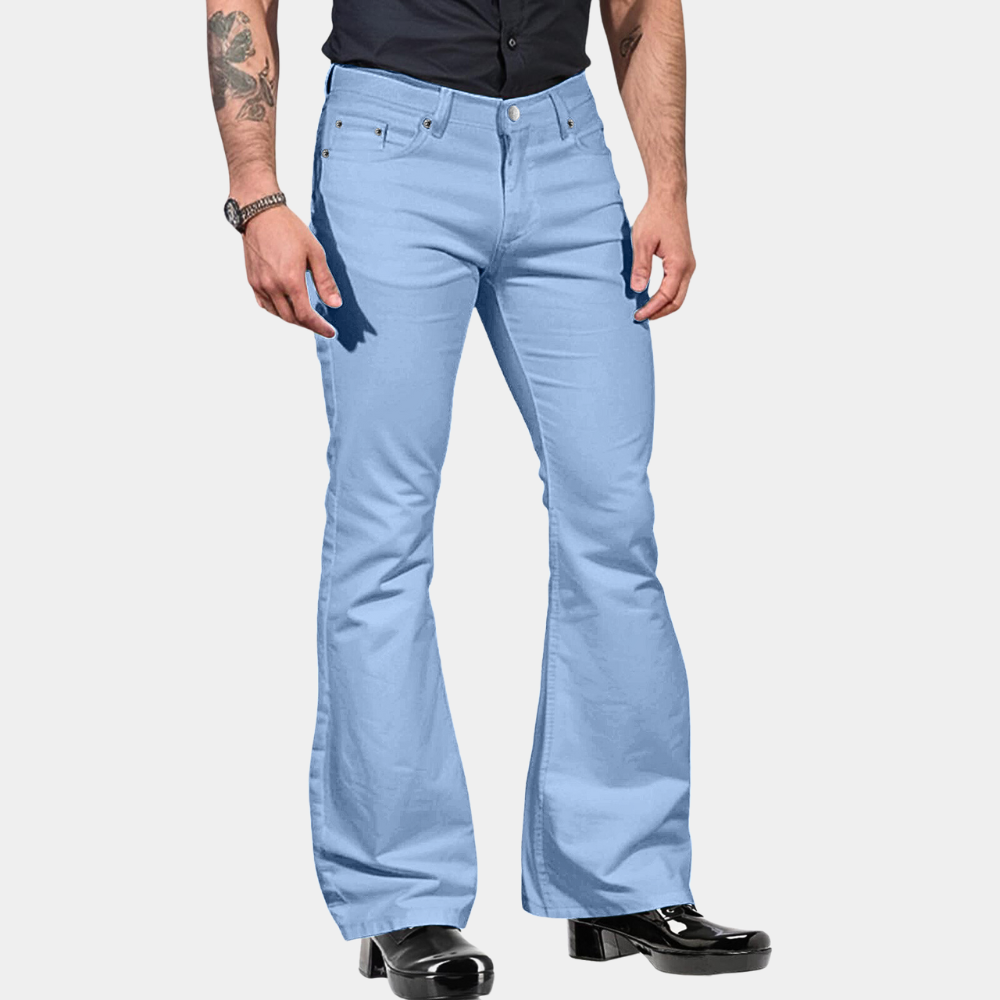 Levoire | Pantalons Inspirés De La Récolte De Vin Pour Hommes Bleu