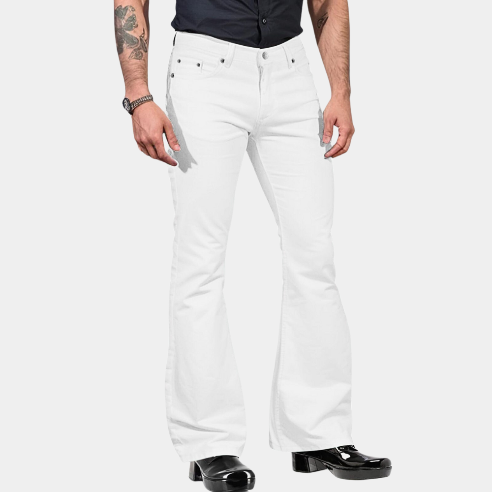 Levoire | Pantalons Inspirés De La Récolte De Vin Pour Hommes Blanc