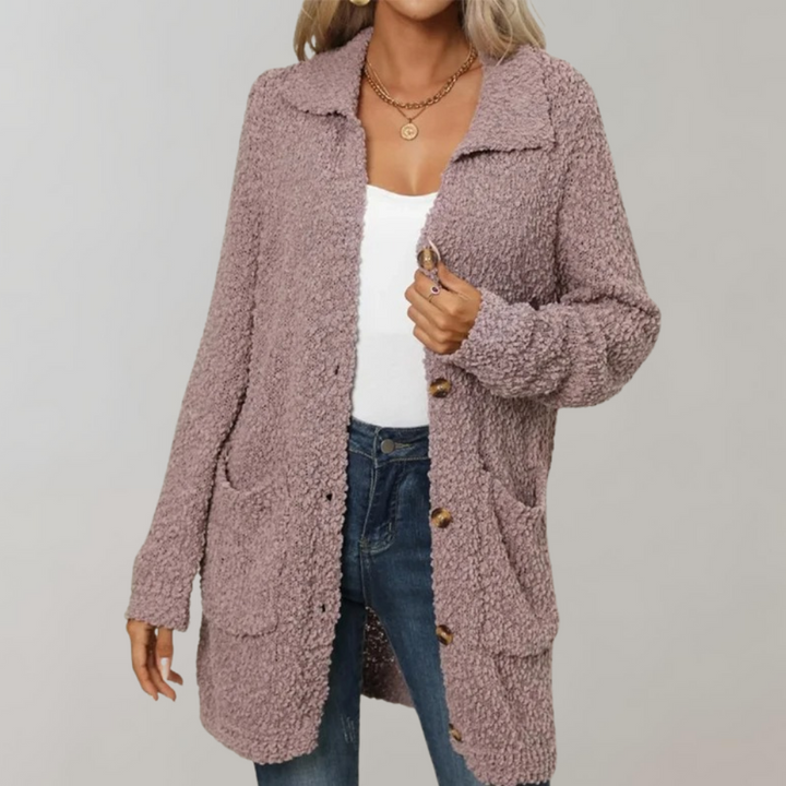 Levoire | Gilet À La Mode Avec Poches Pour Femmes Lilas