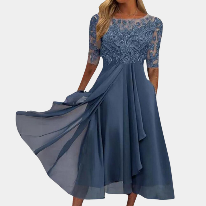 Levoire | Robe Pour Femmes Raffinée Bleu