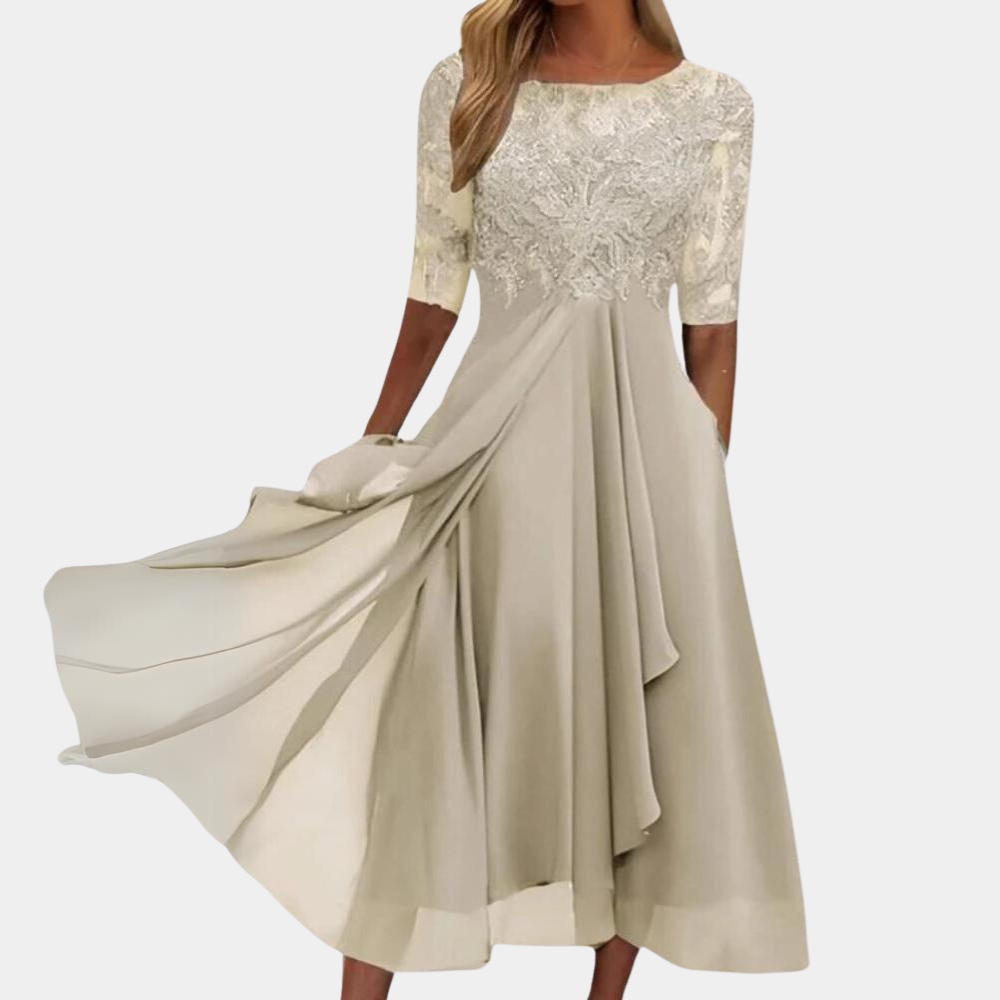 Levoire | Robe Pour Femmes Raffinée Or
