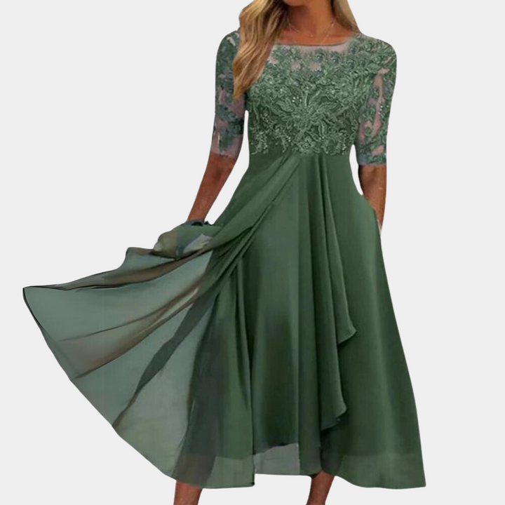 Levoire | Robe Pour Femmes Raffinée Vert