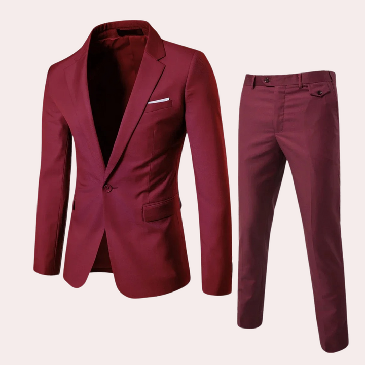 Levoire | Costume Pour Homme Élégant Et Confortable rouge