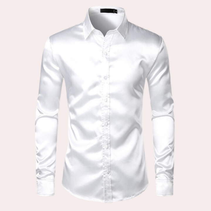 Levoire | Chemise À Manches Longues Élégante Pour Homme blanc
