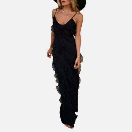 Levoire | Robe Longue Pour Femmes Avec Volants