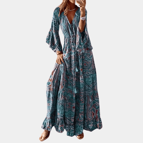 Levoire | Robe Longue Inspirée Boho Pour Femmes