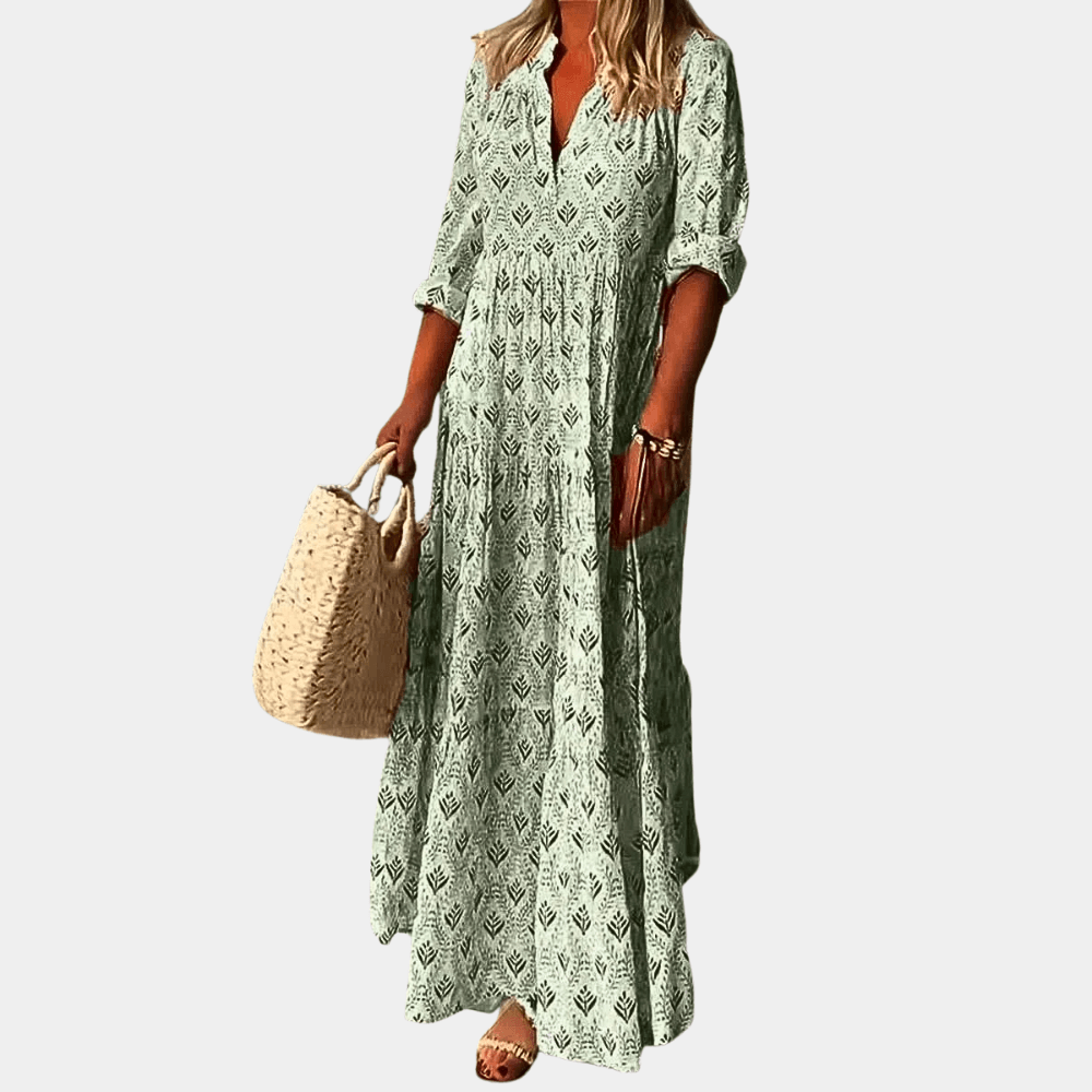 Levoire | Grande Taille, Robe Décontractée Pour Femmes Vert