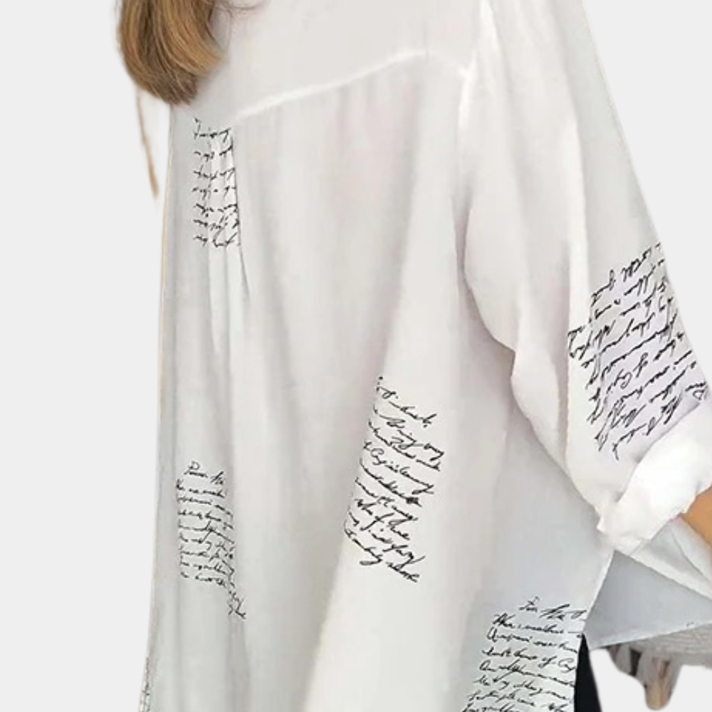 Levoire | T-Shirt À Imprimé Letter Trendy