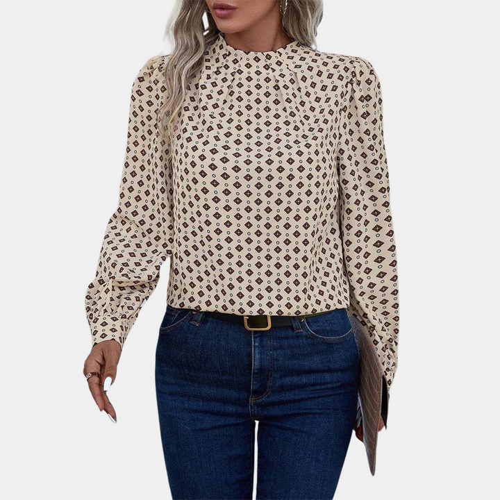 Levoire | Blouse Raffinée Et Élégante Pour Femmes Abricot
