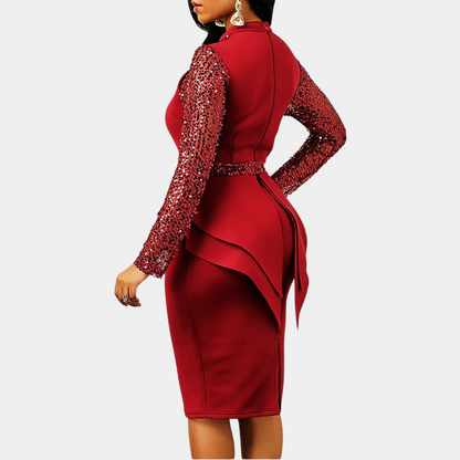 Levoire | Robe Bodycon Élégante pour Femmes avec Paillettes