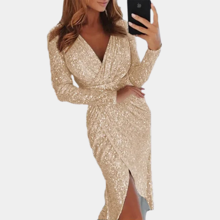 Levoire | Robe À Manches Longues Pour Femmes Shamppanja