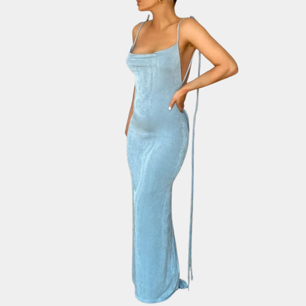 Levoire | Robe Longue Maxi pour Femmes avec Dos Ouvert