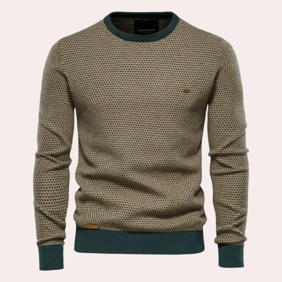 Levoire | Pull Homme Doux Et Chaud Vert