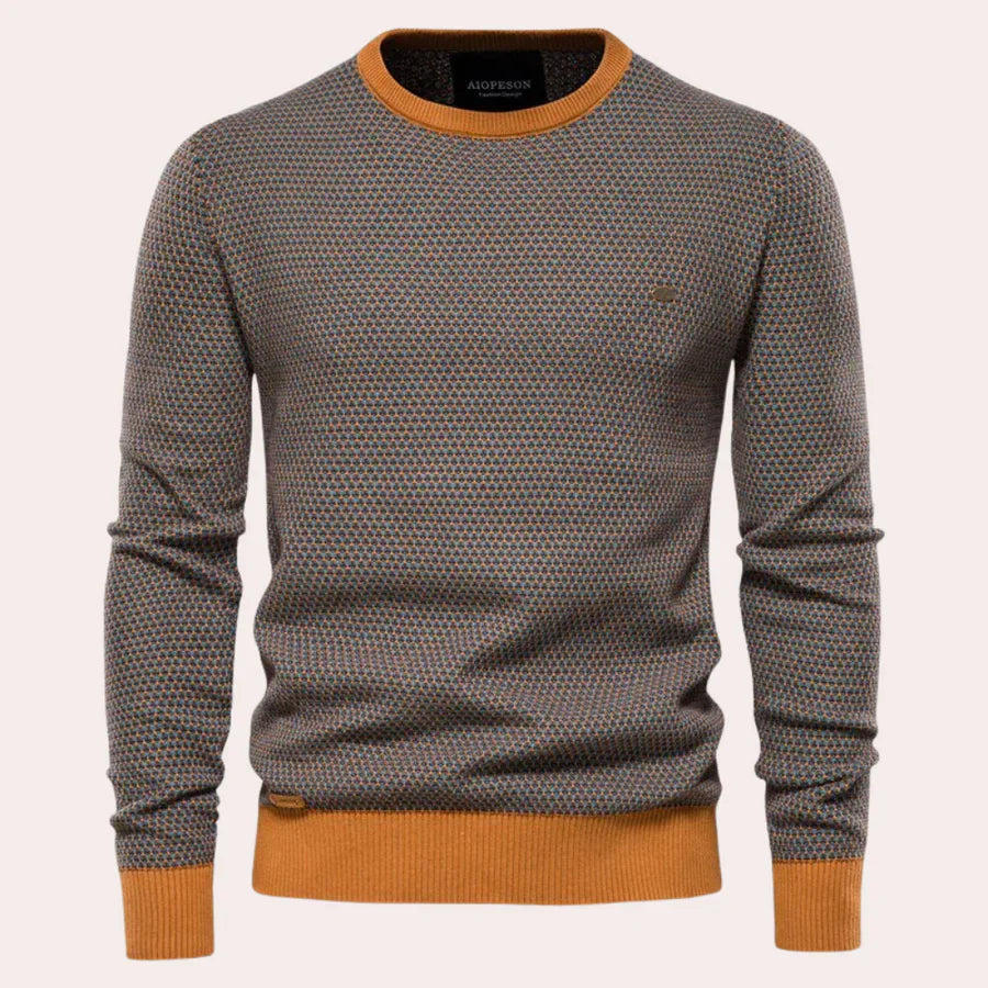Levoire | Pull Homme Doux Et Chaud Orange