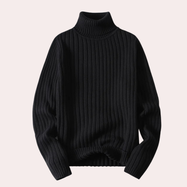 Levoire | Pull À Col Roulé Pour Femmes Noir