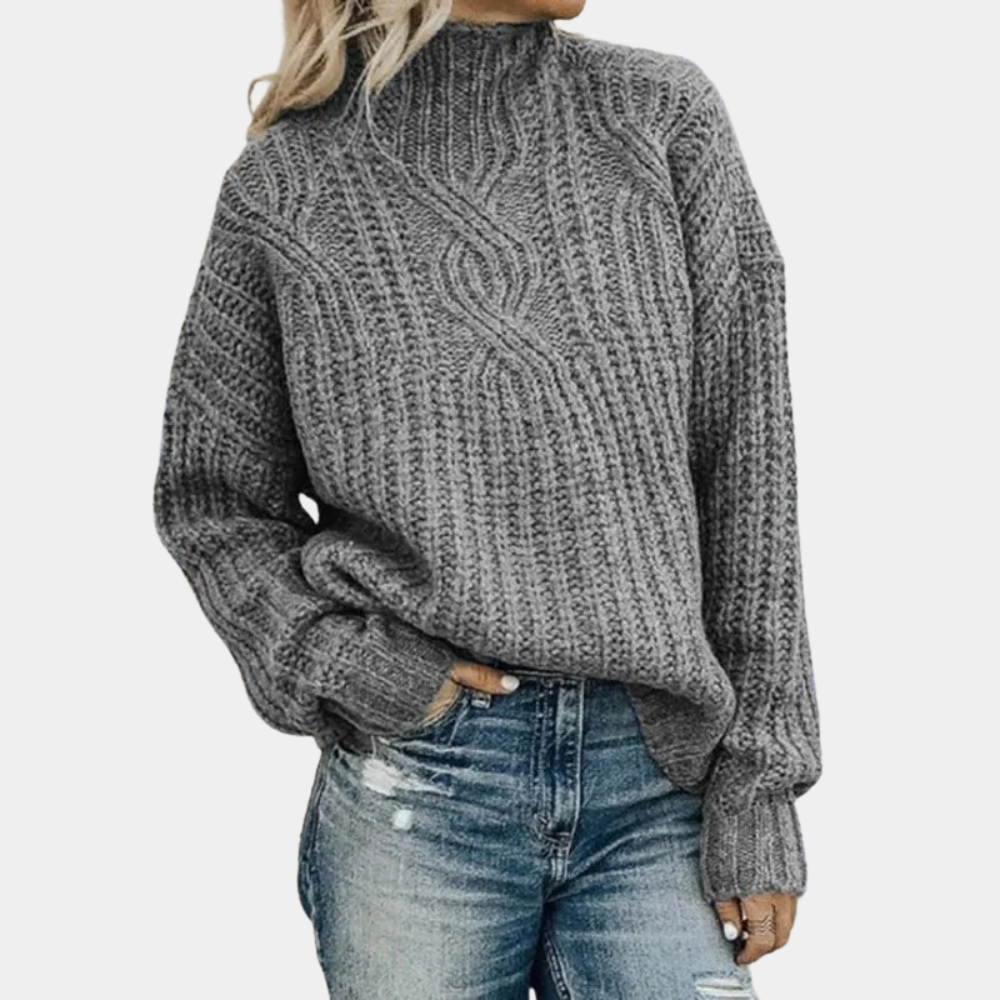 Levoire | Pull En Tricot Confortable Pour Femmes Gris