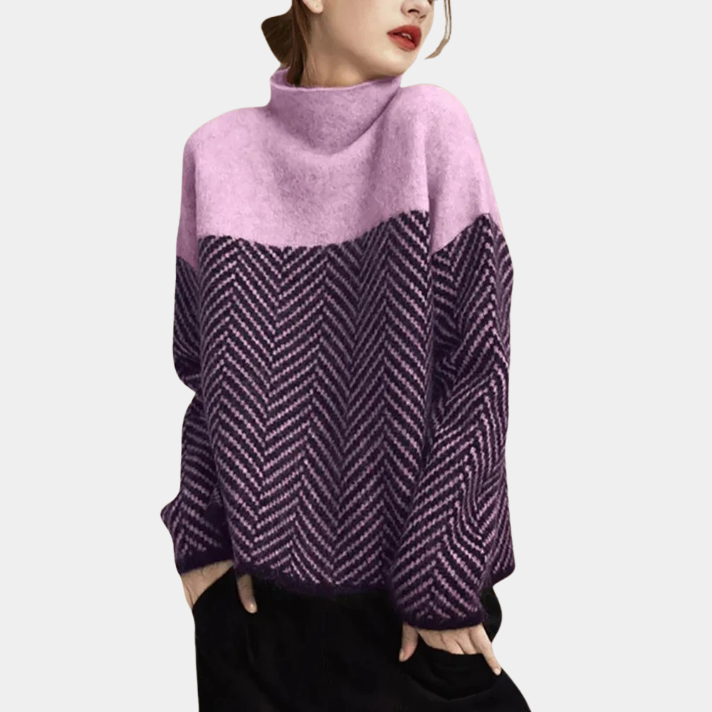 Levoire | Pull À Capuche Élégant Et Doux Pour Femmes Lilas