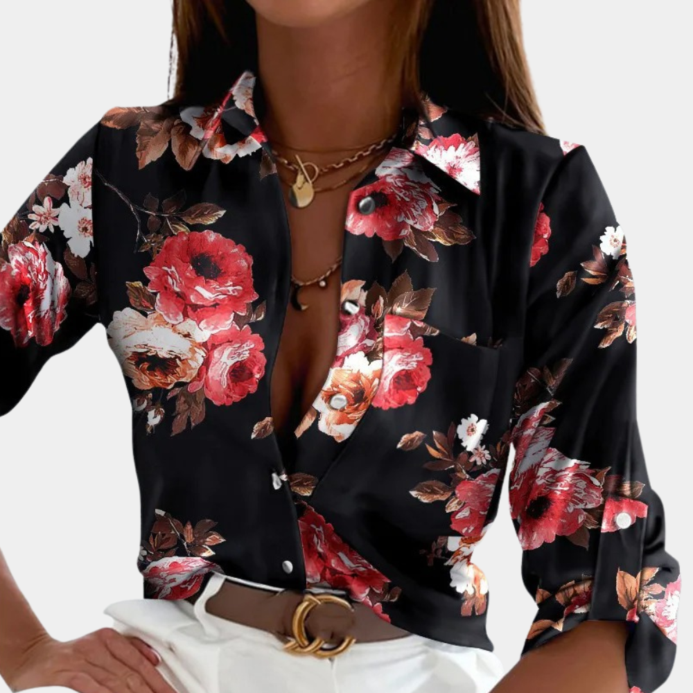 Levoire | Élégant Pull Femme Intemporel, Élégant & Polyvalent Noir Rose