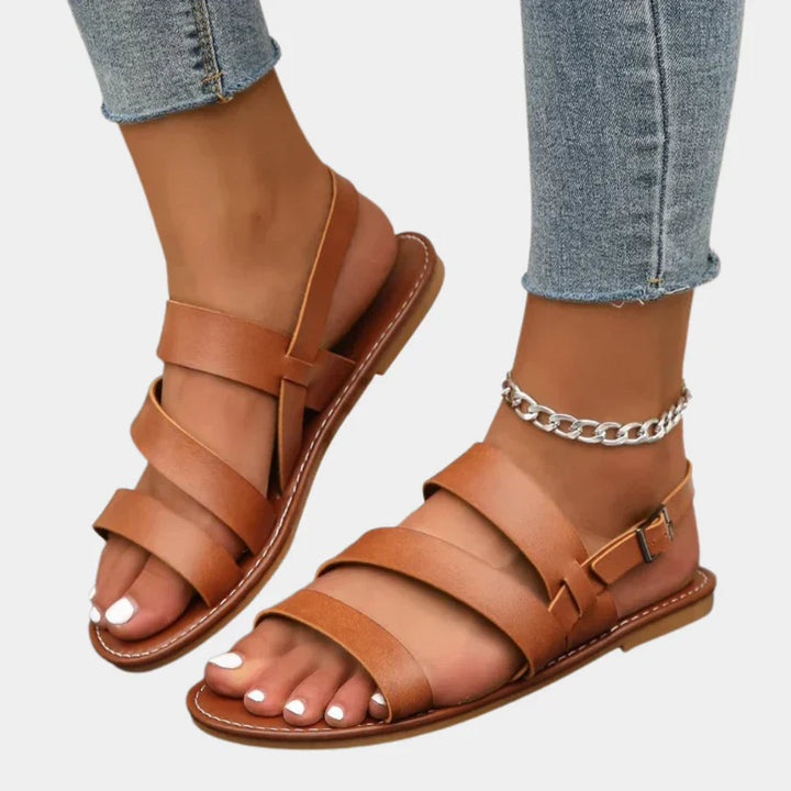 Levoire | Sandales À La Mode Pour Femmes Braun